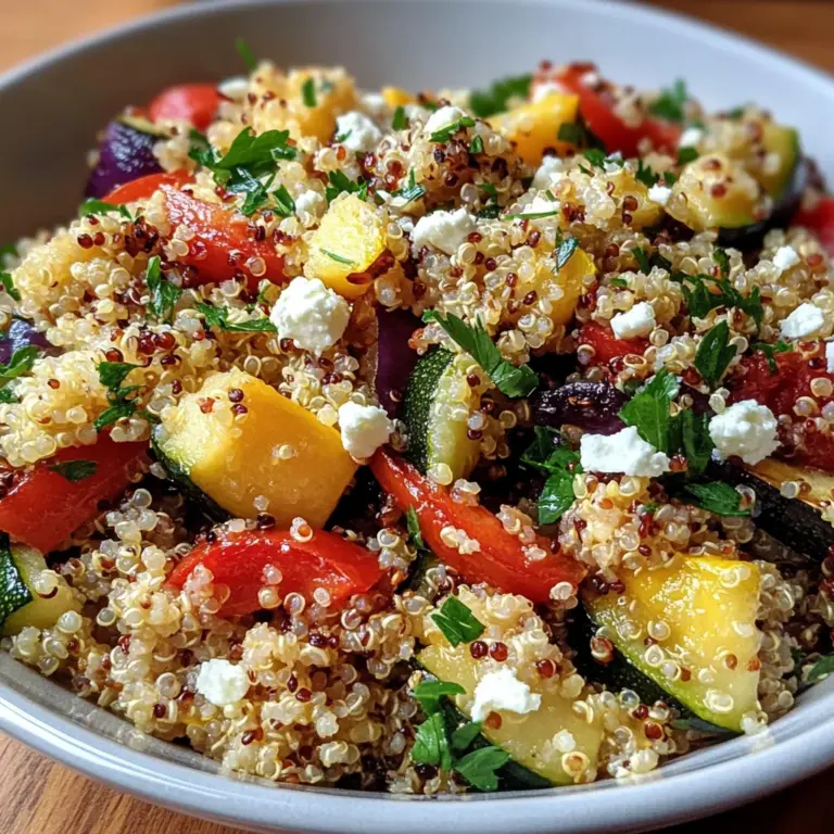 Amazing Quinoa Salad with Roasted Vegetables in Just 30 Minutes