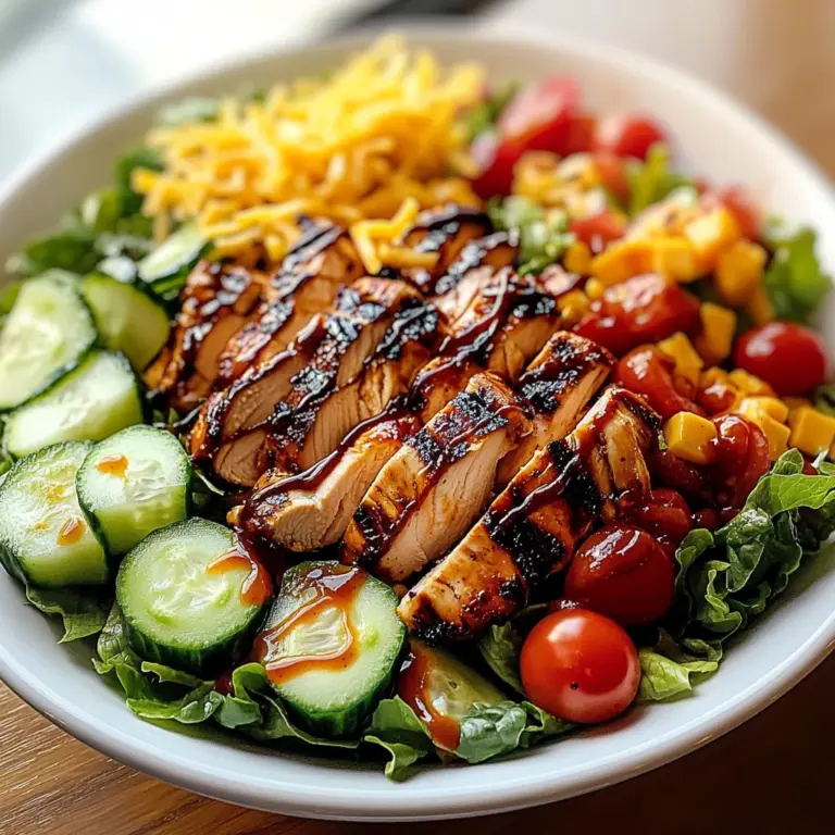 BBQ Chicken Chopped Salad