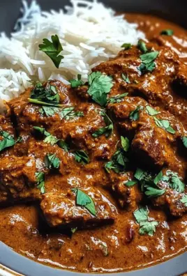 Beef Curry Simmered in Coconut Milk with Fragrant Spices