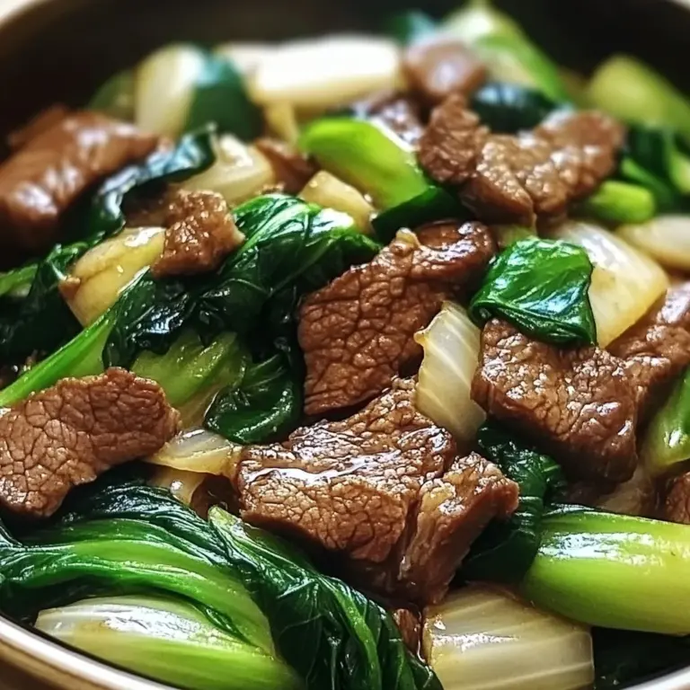 Beef and Bok Choy Stir Fry