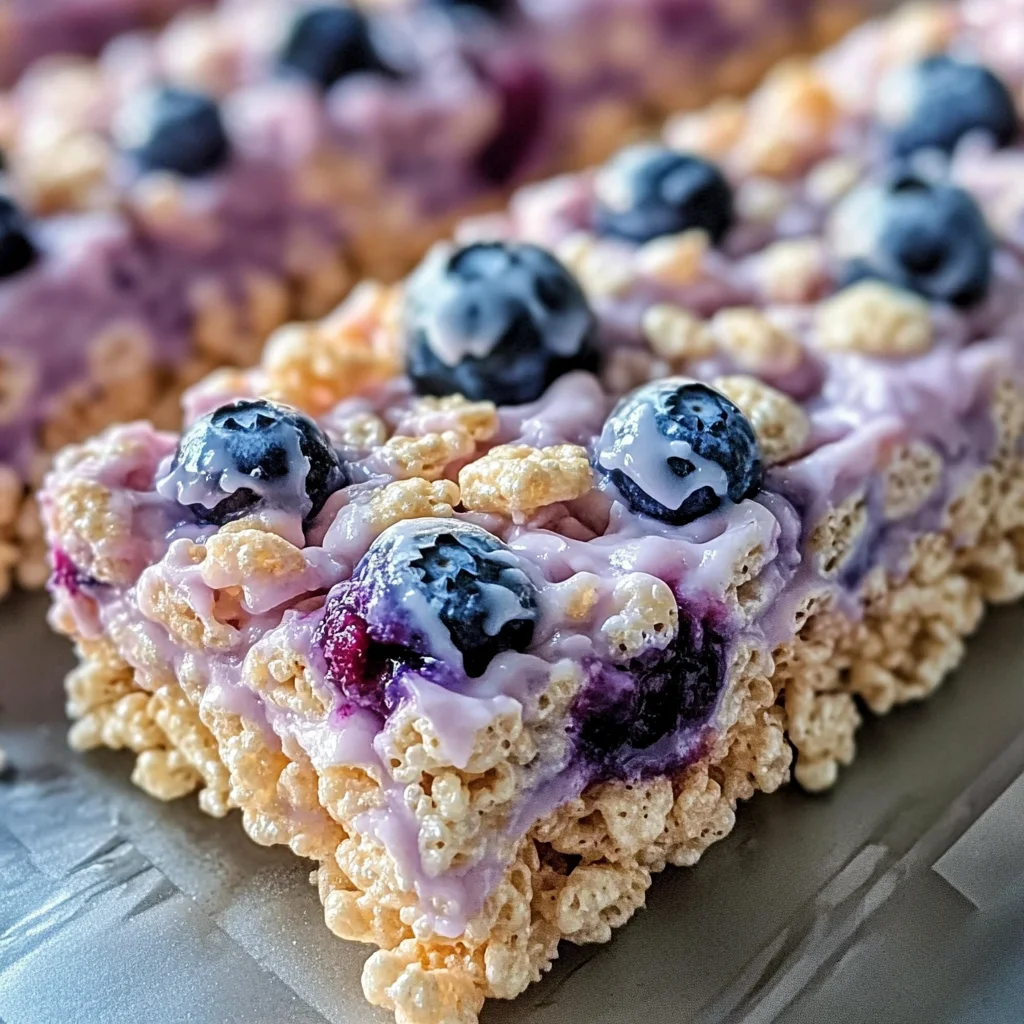 Blueberry Rice Krispies