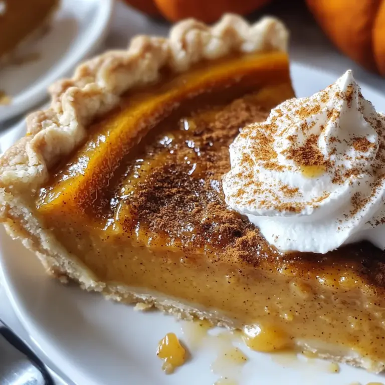 Bourbon Brûlée Pumpkin Pie