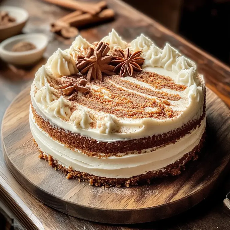 Brown Sugar Chai Cake