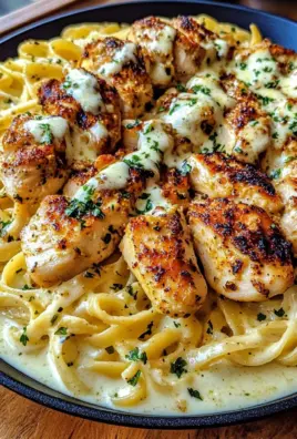 Cajun Garlic Butter Chicken with Creamy Mozzarella Linguine