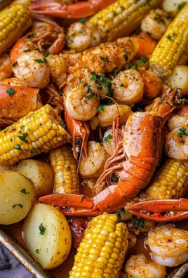 Cajun Seafood Boil with Garlic Butter Sauce