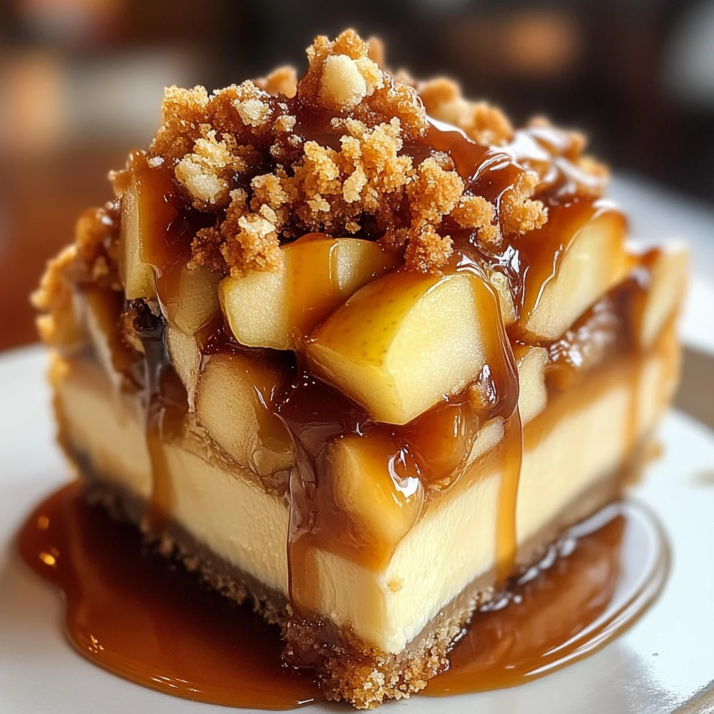 Caramel Apple Cheesecake Dream Pie will wow guests!