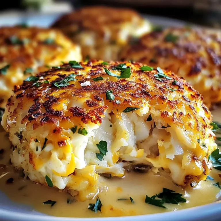 Cheddar Bay Crab Cakes