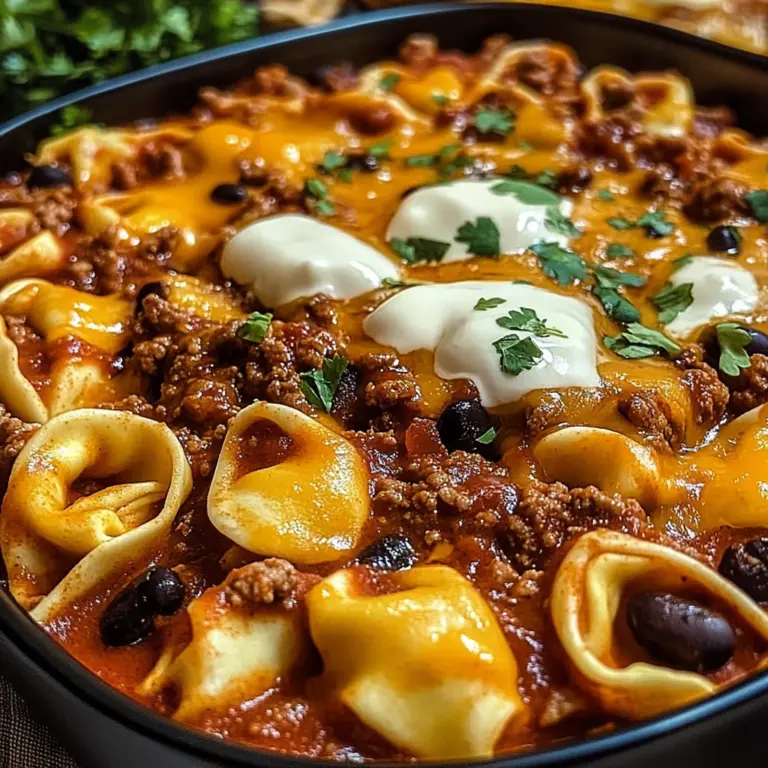 Cheesy Beef Enchiladas Tortellini: A Delicious Twist on Classic Comfort Food