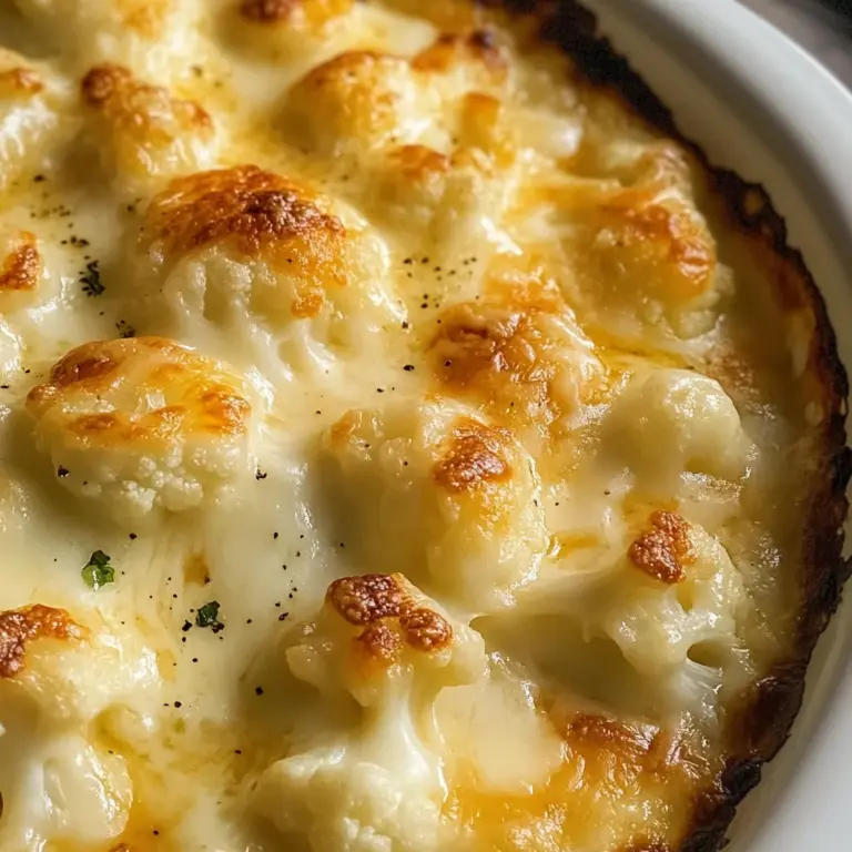 Cheesy Cauliflower Au Gratin Recipe