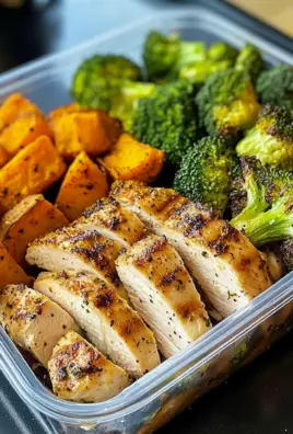 Chicken, Sweet Potato & Broccoli Meal Prep Bowls