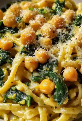 Chickpea and Spinach Pasta