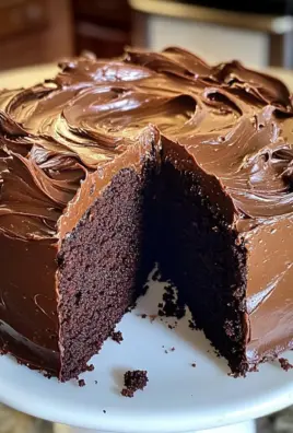 Chocolate Pound Cake with Chocolate Frosting