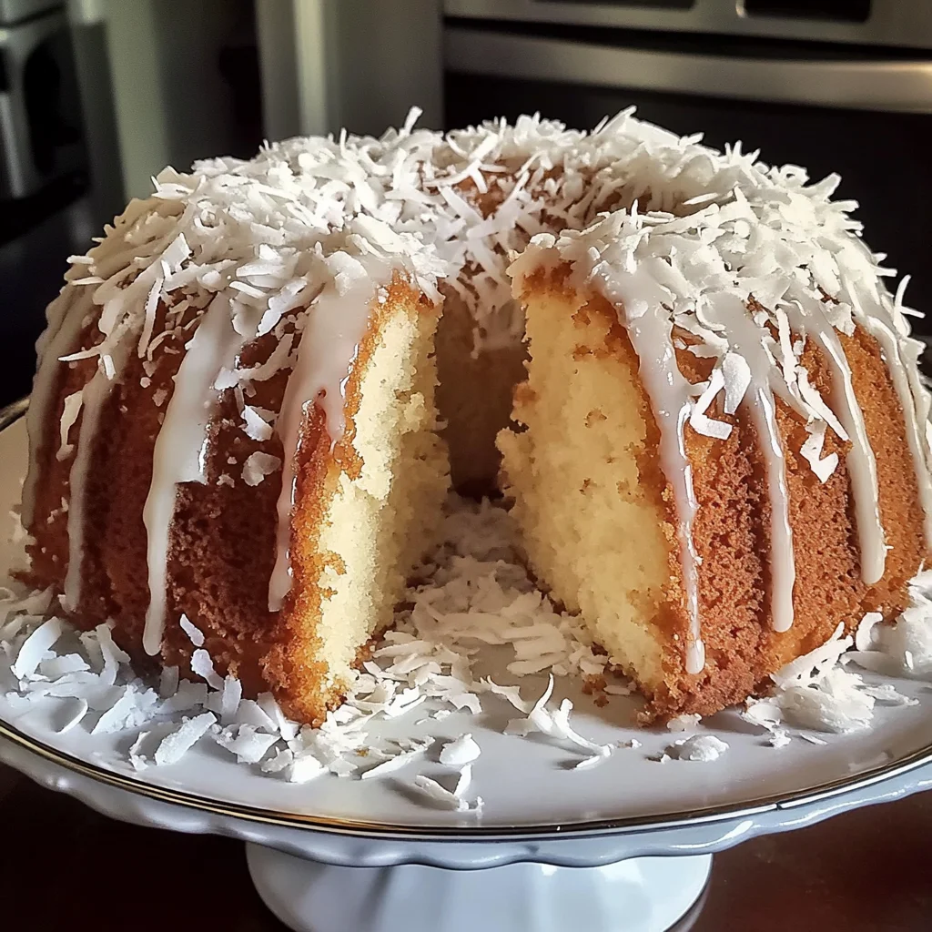 Coconut Cream Pound Cake