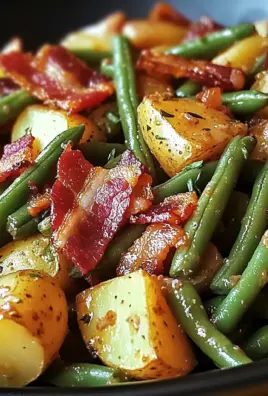 Country Ranch Green Beans 'and Potatoes with Bacon