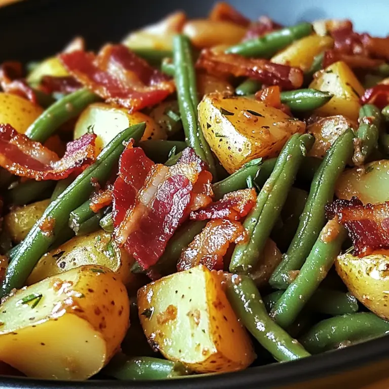 Country Ranch Green Beans 'and Potatoes with Bacon