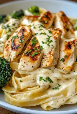 Creamy Chicken Alfredo with Broccoli