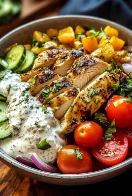 Creamy Chicken Bowls with Feta Sauce