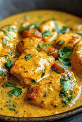 Creamy Coconut Chicken Curry with Naan