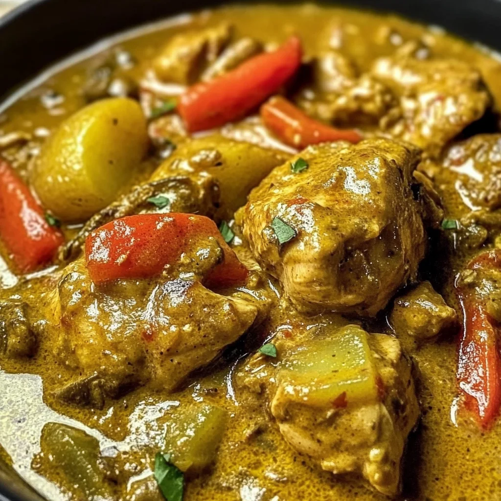 Creamy Jamaican Chicken Curry with Coconut & Spice