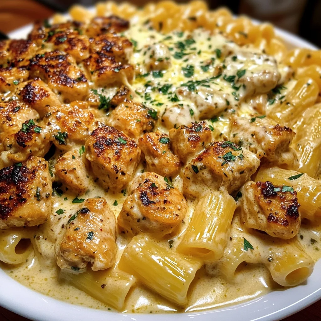Creamy Velveeta Chicken Rigatoni Recipe