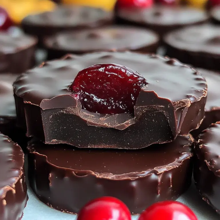 Dark Chocolate Covered Cranberry Sauce Bites