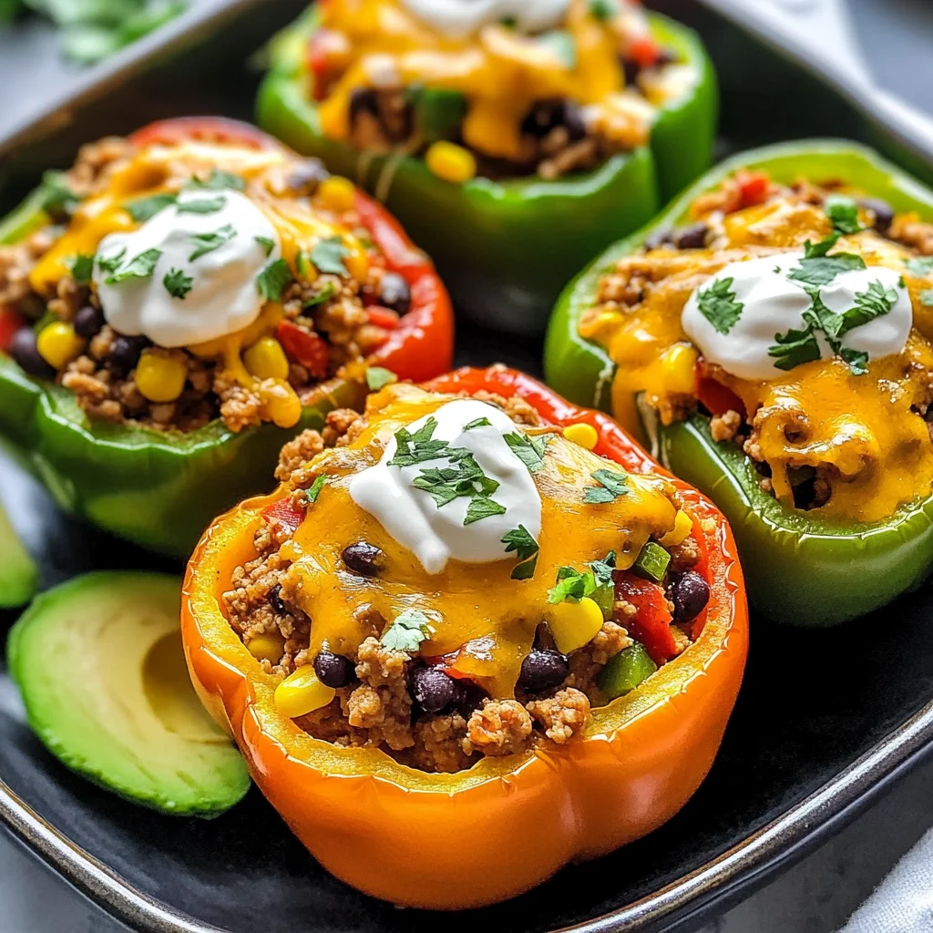 Easy Taco Stuffed Peppers