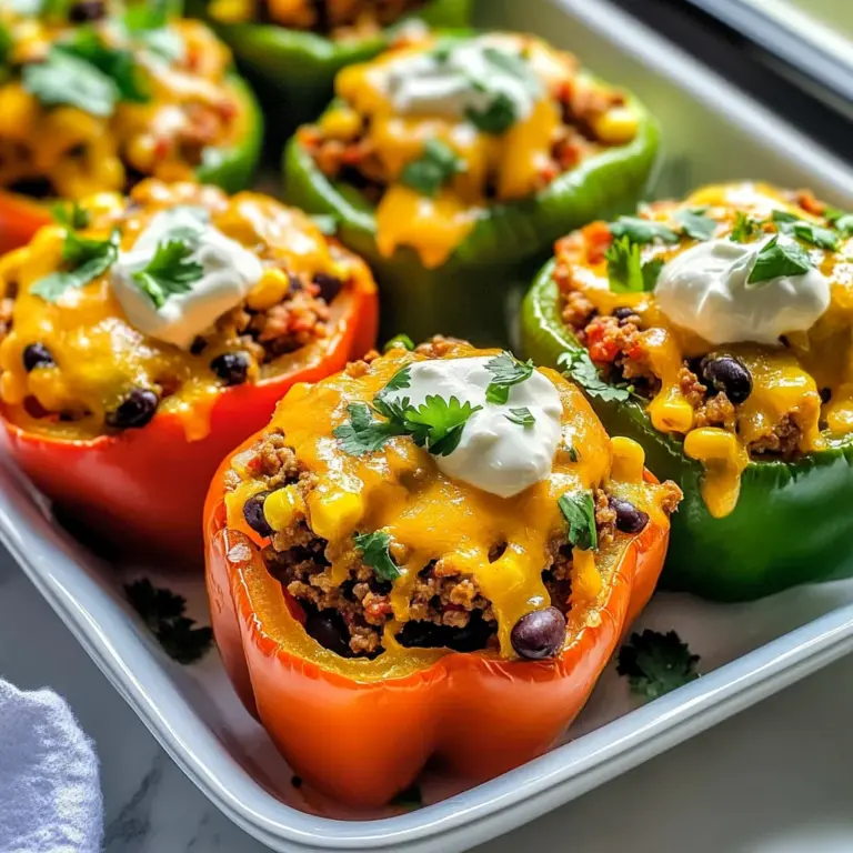 Easy Taco Stuffed Peppers