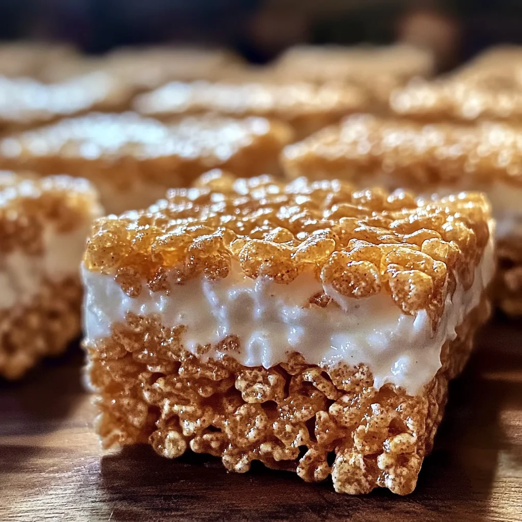 Gingerbread Rice Krispie Treats