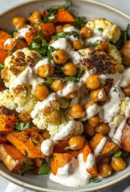 Glow Bowl Recipe: Roasted Veggie, Tahini Yogurt Sauce