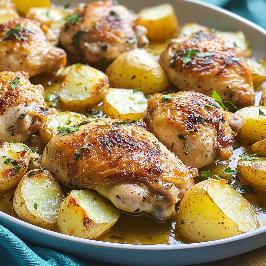 Greek Lemon Chicken and Potatoes
