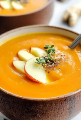 Hearty Apple and Carrot Ginger Soup in 30 Minutes Flat!