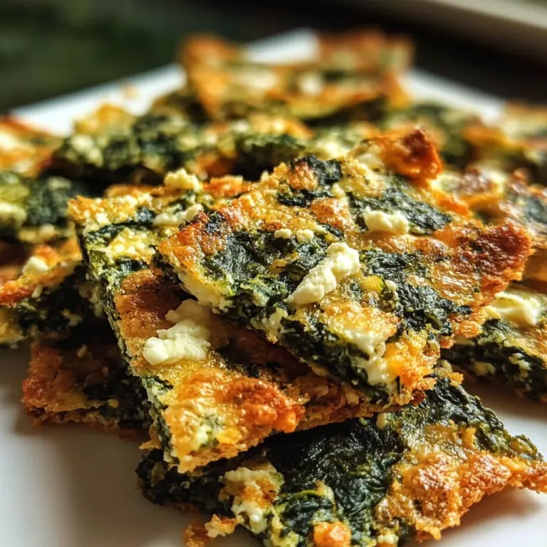 Irresistible Mediterranean Spinach and Feta Cheese Crisps in 30 Minutes