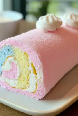 Japanese Cotton Candy Cake Roll