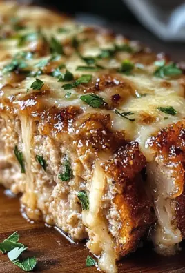 Juicy Garlic Parmesan Chicken Meatloaf: Comfort Food Delight
