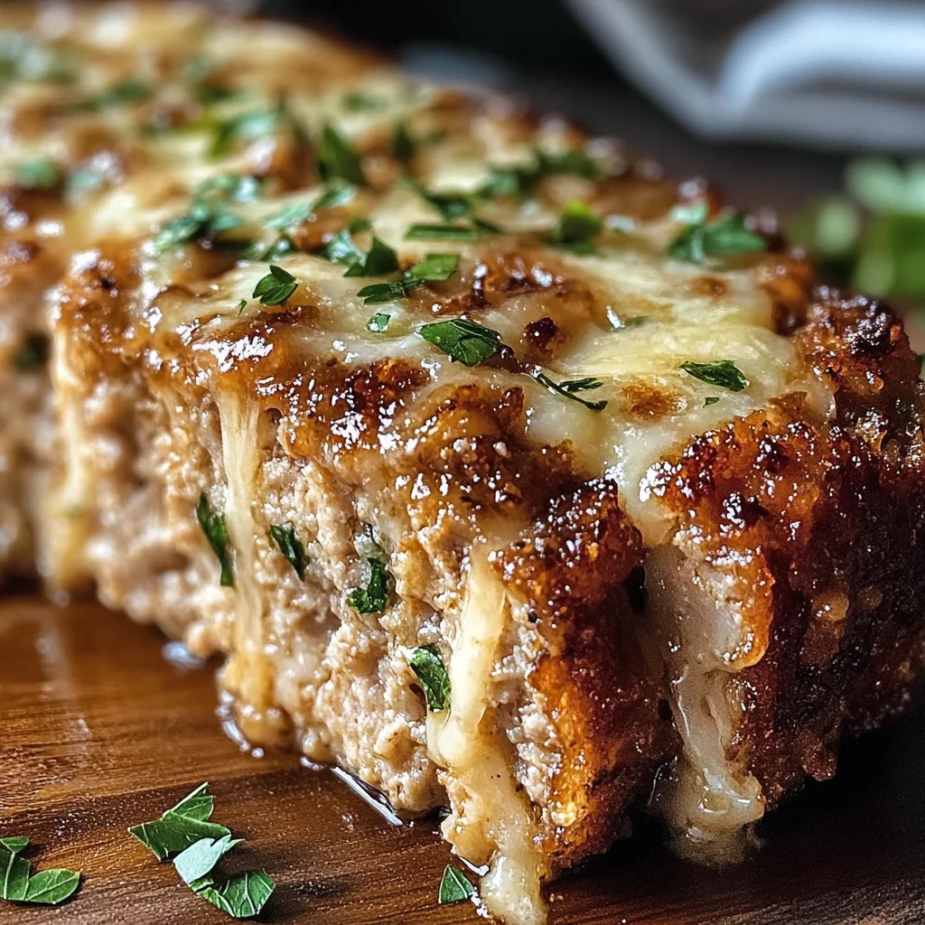 Juicy Garlic Parmesan Chicken Meatloaf: Comfort Food Delight