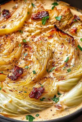 Marry Me Melting Cabbage with Creamy Tuscan Sauce