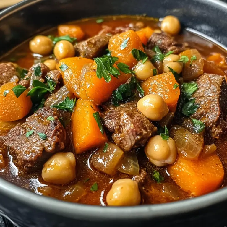 Moroccan Lamb Stew Recipe