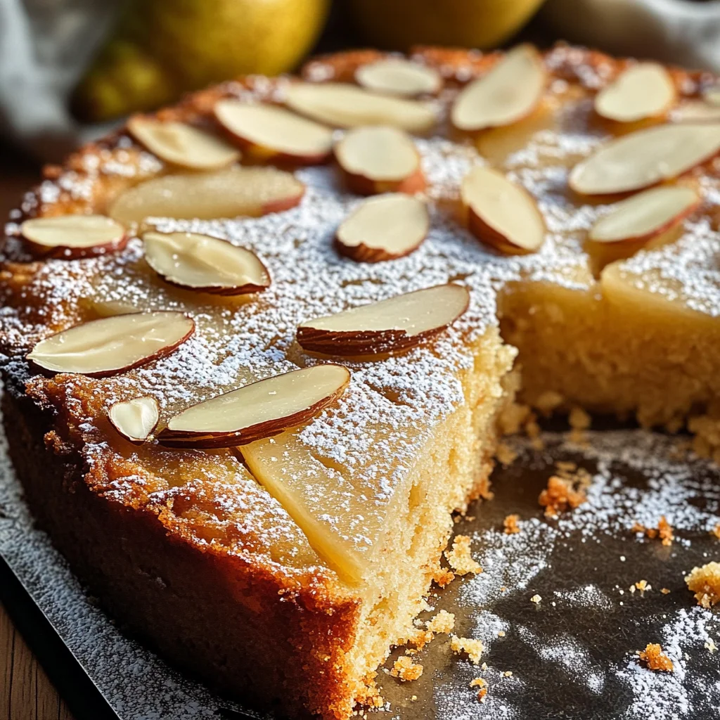 Pear and Almond Cake