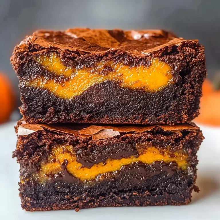 Pumpkin Brownies Recipe