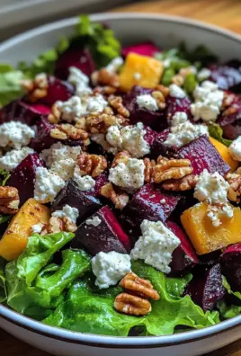 Roasted Beet Salad With Goat Cheese And Walnuts Recipe