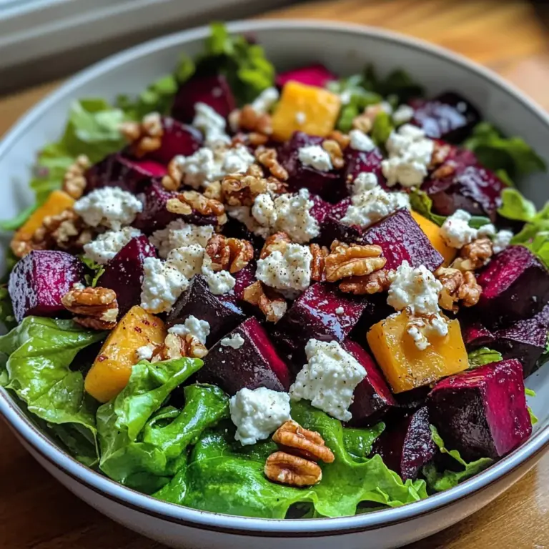 Roasted Beet Salad With Goat Cheese And Walnuts Recipe