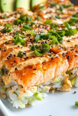 Salmon Sushi Bake