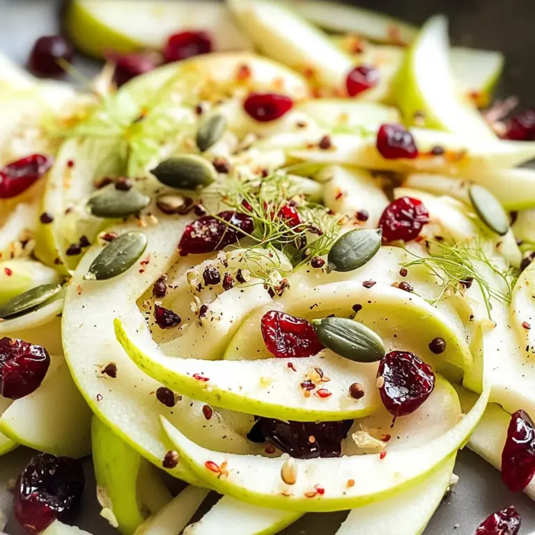 Savory Fennel and Apple Salad