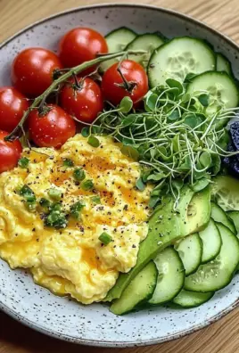 Soft Scramble Veggie Bowl with Avocado & Greens