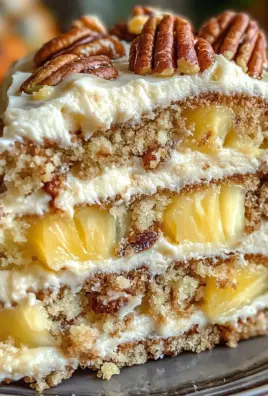 Southern Creamy Pineapple Pecan Cake: A Delightful Recipe!