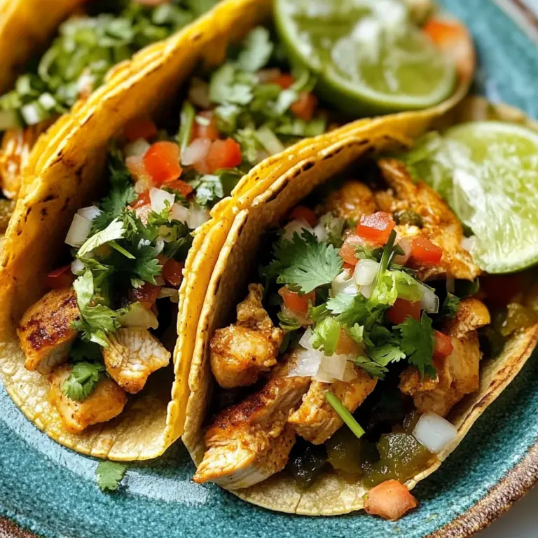 Spicy Hatch Chili Chicken Mini Tacos