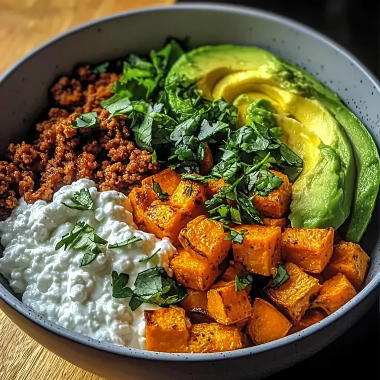 Sweet & Savory Power Bowl with Cottage Cheese