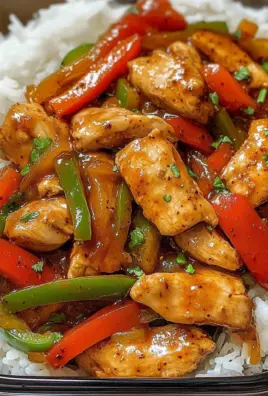 Sweet & Spicy Chicken Stir-Fry with Rice