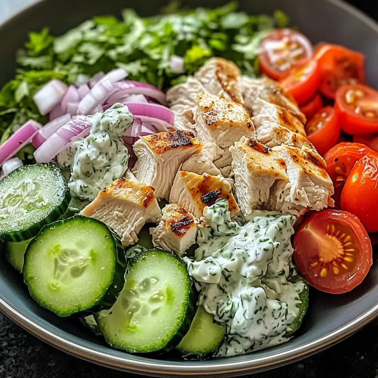 TZATZIKI CHICKEN SALAD: Discover a Refreshing Delight!