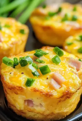 chicken chicken ham and Cheese Egg Muffins